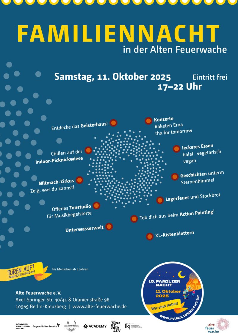 AF Familiennacht 2025 Plakat Bild