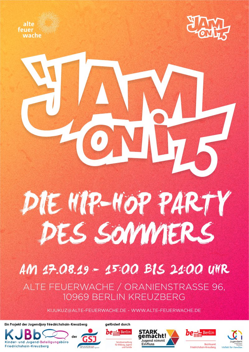 JAM ON IT Initialplakat 1