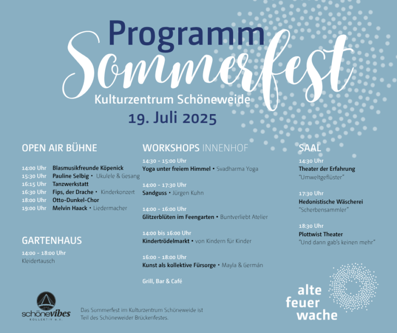Sommerfest Programm
